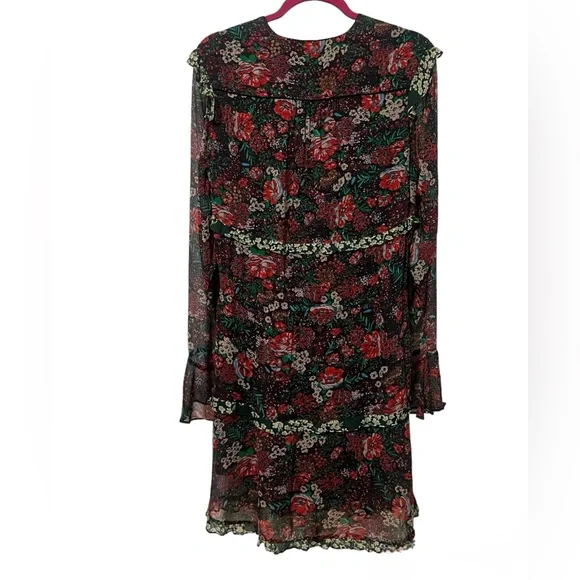 Scotch & Soda Leopard & Lillies Mini Dress from Anthropologie (Size 2) - Picture 5 of 13